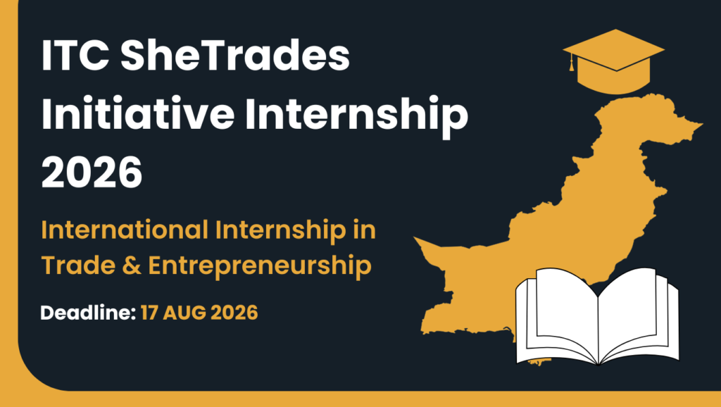 ITC SheTrades Initiative Internship 2026 international trade and entrepreneurship internship